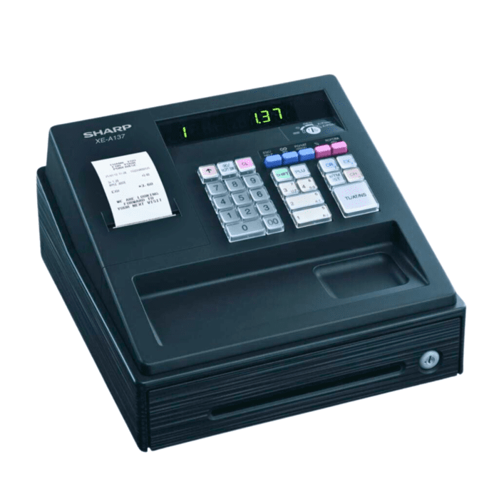 Sharp Cash Register Xea137b Black Example