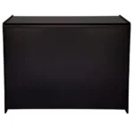 shop counter solid black - back