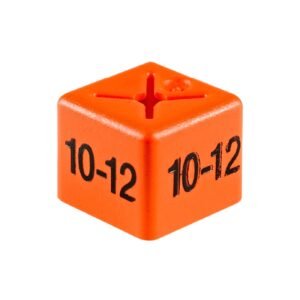 'Size 10-12' Size Cubes - Orange