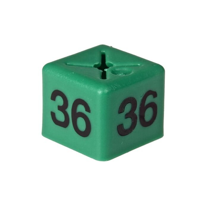 'Size 36' Size Cubes - Green