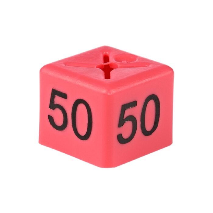 'Size 50' Size Cubes - Pink