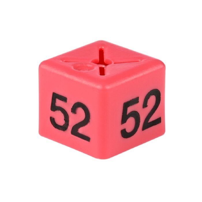 'Size 52' Size Cubes - Pink