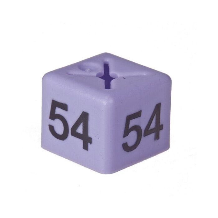 'Size 54' Size Cubes - Lilac