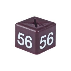 'Size 56' Size Cubes - Maroon