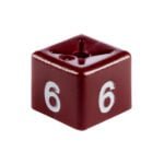 Maroon Size Cubes 'size 6'