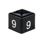 White on Black Size Cubes 'size 9'