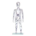 High Quality Child Mannequin Egg Head Luxury Chrome –87cm
