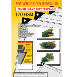 White Tarpaulins 9m x 14m(170GSM)