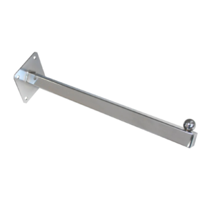 Wall Mounted Straight Arm – Chrome