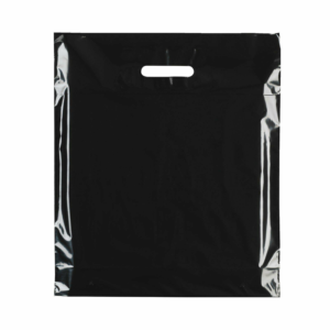 Black Plastic Carrier Bag