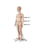 Childs Mannequin Full Body Realistic Adjustable