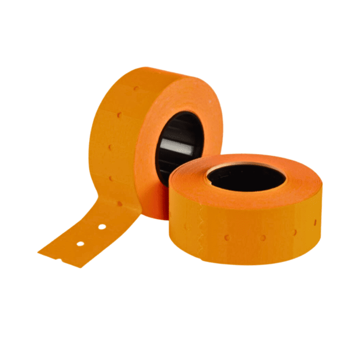 Ct1 21x12mm Labels – Fluorescent Orange Parmanent