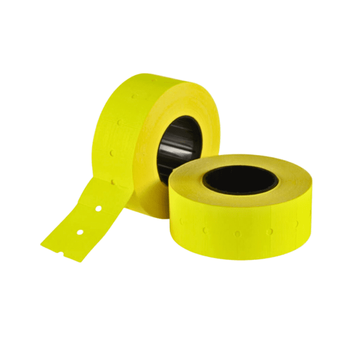 Ct1 21x12mm Labels – Fluorescent Yellow Parmanent