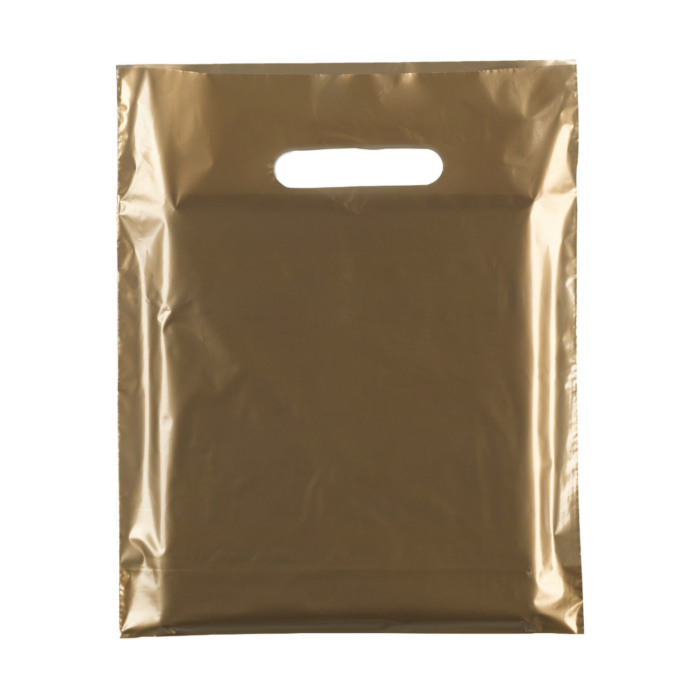 Golden Plastic Carrier Bag