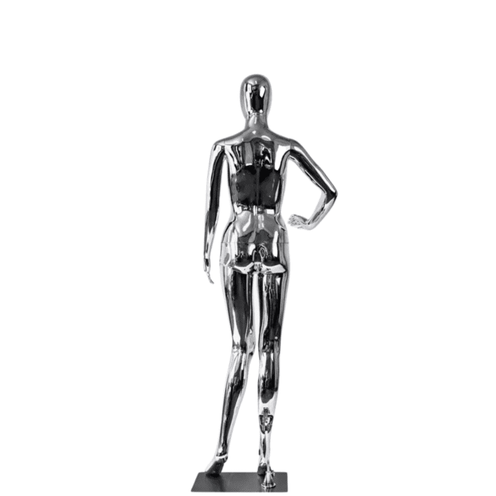 High Quality Luxury Chrome Silver Female Mannequins FE-1S