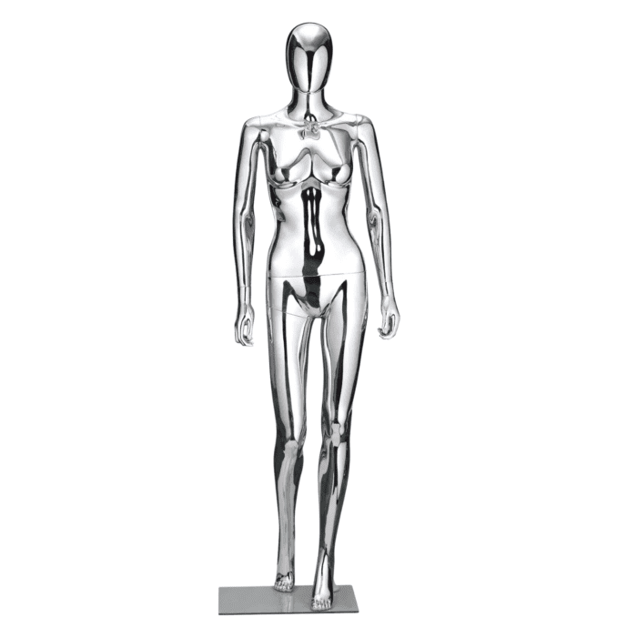 Chrome Silver Female Mannequins FE-7S