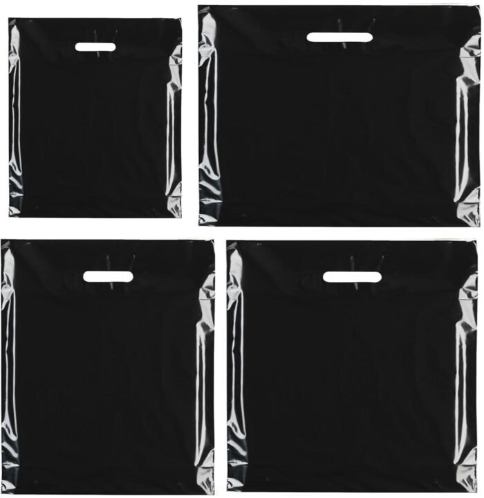 Black Plastic Carrier Bag