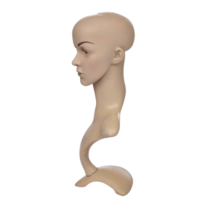 Realistic Female Mannequin Head With Base