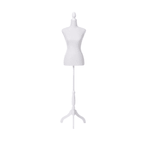 White Female Mannequin Torso Dress Clothing