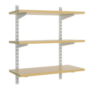 Chrome Wire Corner Shelf Unit | 4 Shelves 900mm x 450mm x 450mm Unit