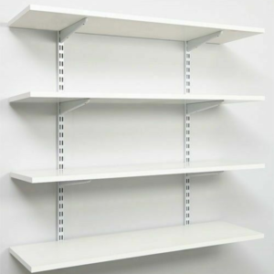 Chrome Wire Corner Shelf Unit | 4 Shelves 900mm x 450mm x 450mm Unit