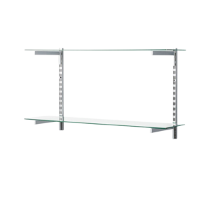 Chrome Wire Corner Shelf Unit | 4 Shelves 900mm x 450mm x 450mm Unit