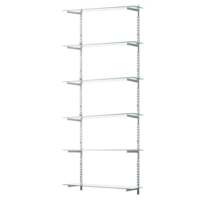 Chrome Wire Corner Shelf Unit | 4 Shelves 900mm x 450mm x 450mm Unit