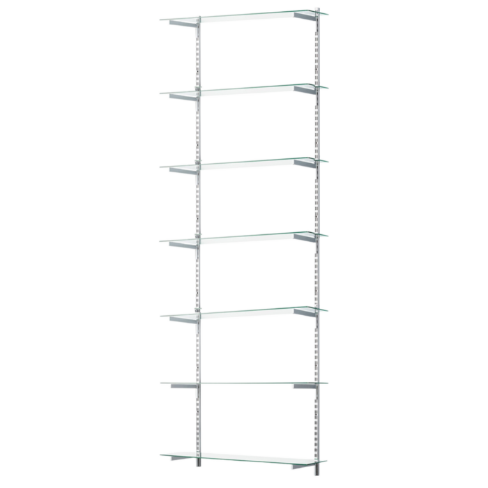 Chrome Wire Corner Shelf Unit | 4 Shelves 900mm x 450mm x 450mm Unit