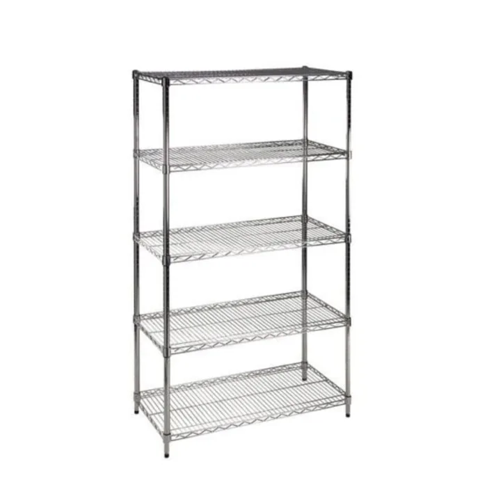 Chrome Wire Shelf Unit