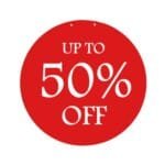 Red SALE Double-Sided Hanging Sign