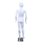 Childs Plastic Egg Head Display Mannequin – Matt White 140cm