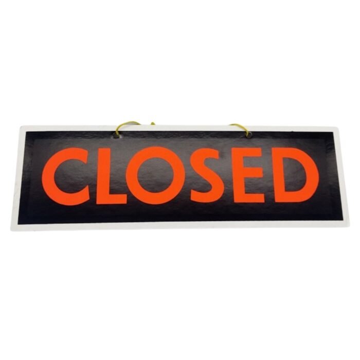 Black OPEN/CLOSED Signage - OPEN