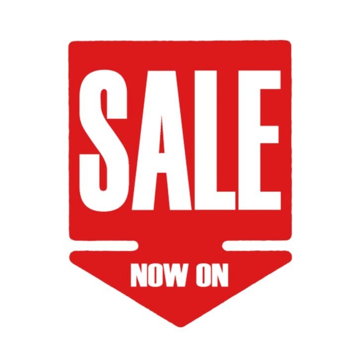 Red SALE Double-Sided Hanging Sign