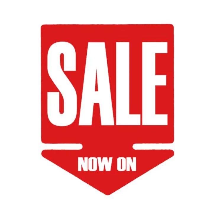 Arrow SALE NOW ON Double-Sided Hanging Sign