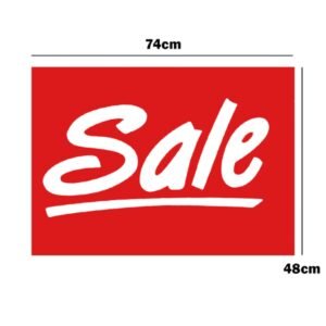 Red SALE Double-Sided Hanging Sign