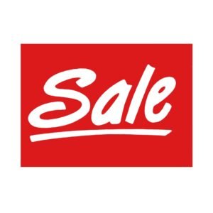 Red SALE Double-Sided Hanging Sign