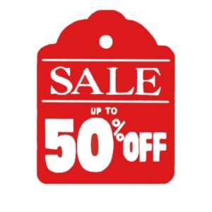 Red SALE Double-Sided Hanging Sign