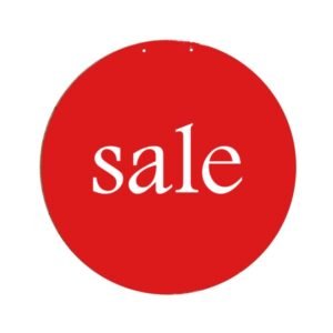 Red SALE Double-Sided Hanging Sign