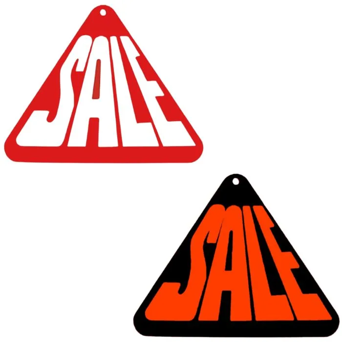 Triangle SALE Double-Sided Hanging Sign