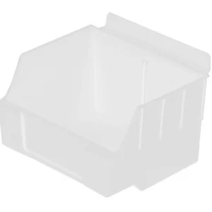 Plastic Slatwall Bins Storbox Standard Clear