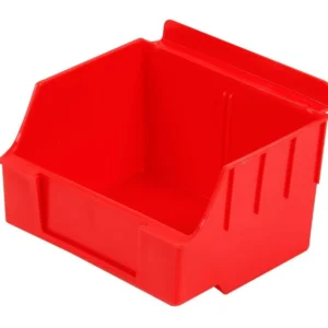 Plastic Slatwall Bins Storbox Standard Red