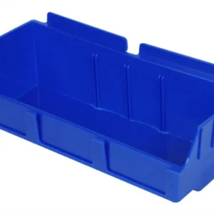 Plastic Slatwall Bins Storbox Wide Blue