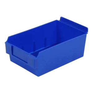 Plastic Slatwall Bins Shlefbox200 -Blue