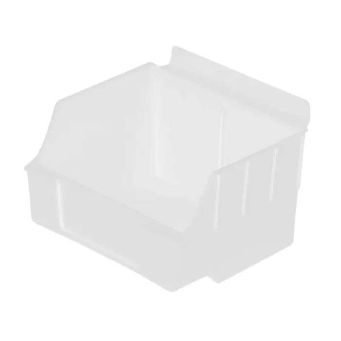 Plastic Slatwall Bins Storbox Standard Clear