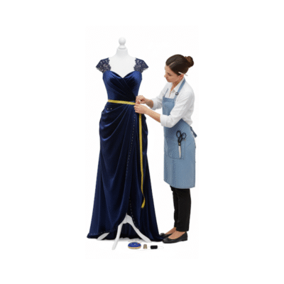 Cream female tailors dummy size 10/12 with white wooden tripod stand and neck cap, ideal for dressmaking and garment display.