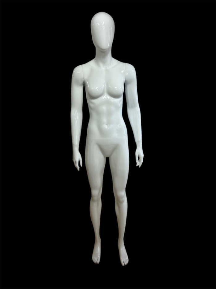 Female Fiberglass Mannequin - Gloss White