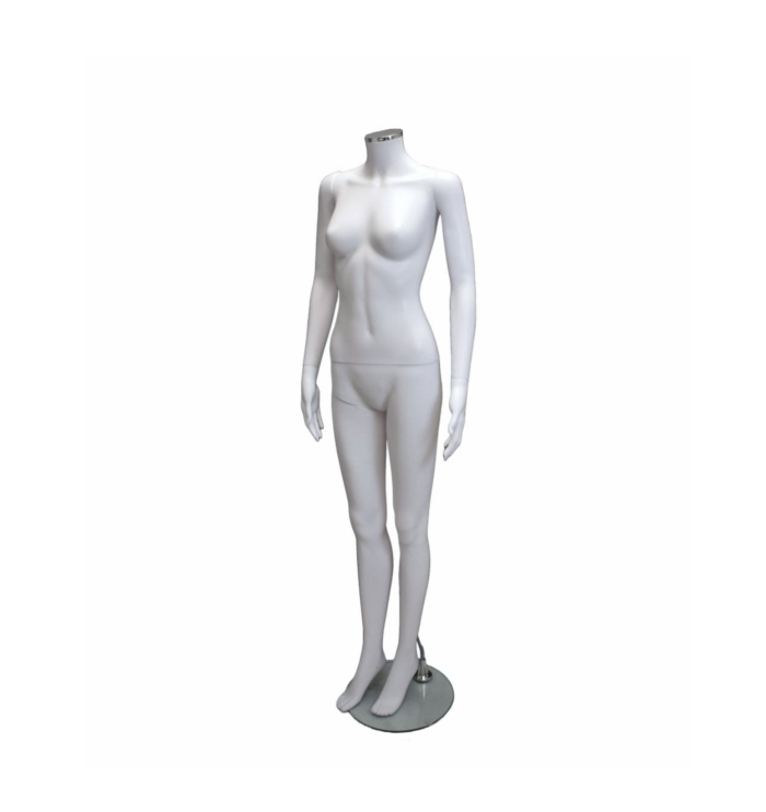 Female Mannequin Headless - Matt White