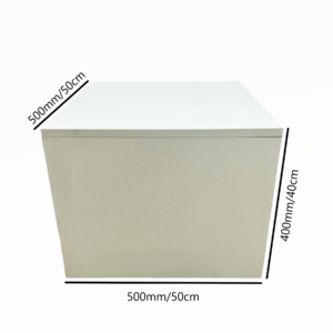 Window Display Plinth 500x500x400mm - White