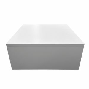 Window Display Plinth 500x500x200mm - White