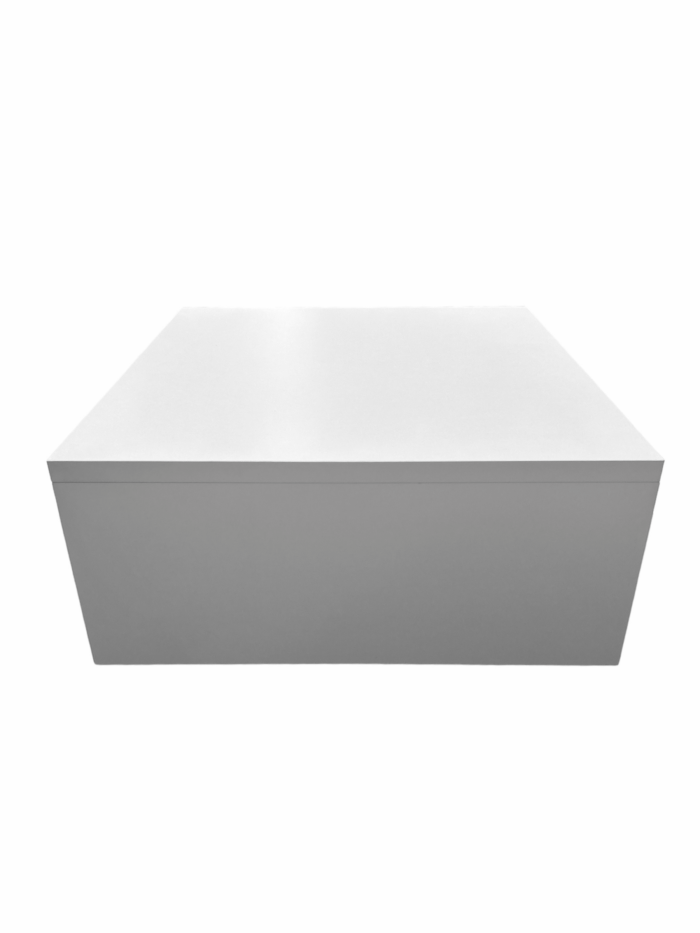 Window Display Plinth 500x500x200mm - White